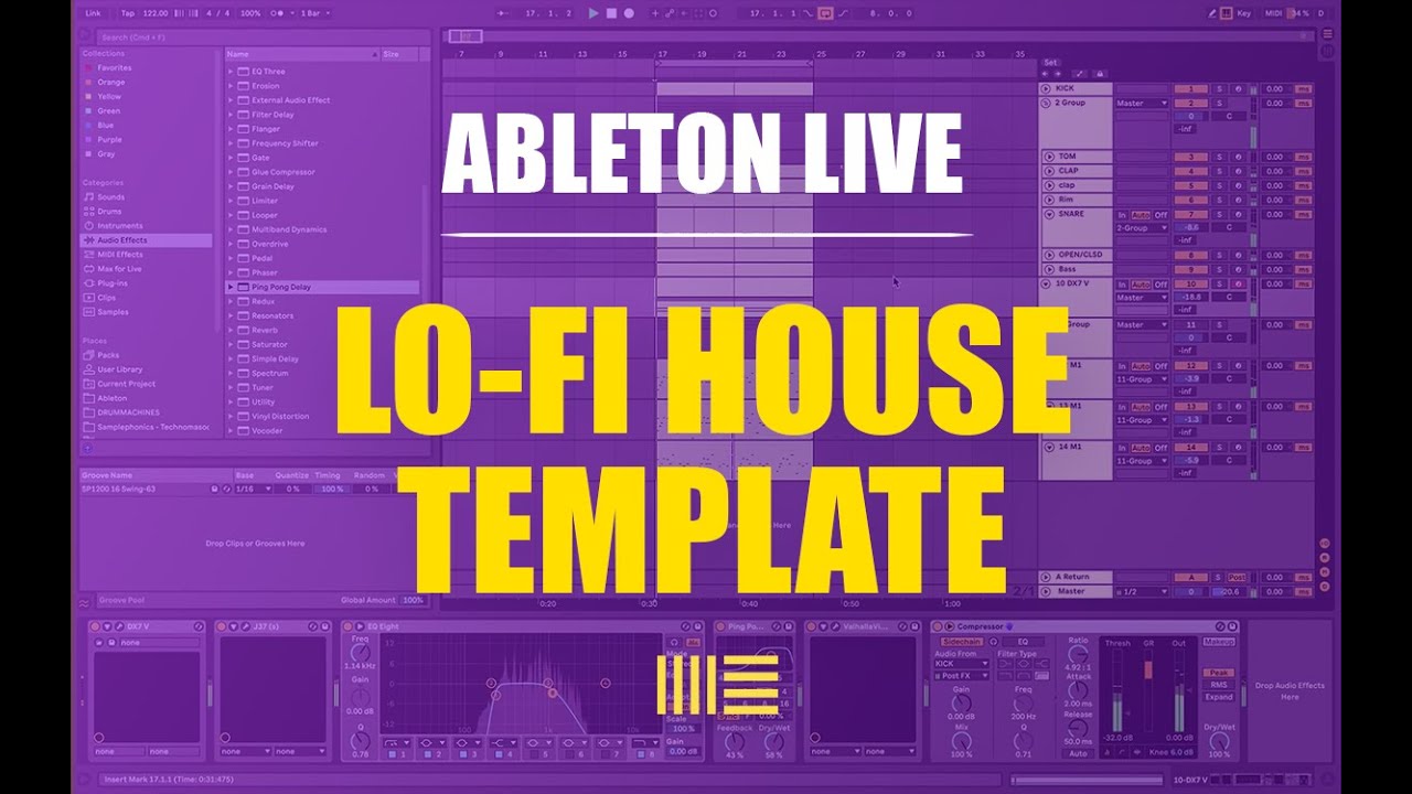 Lo-Fi House Template  | Ableton Live 10.1 | Download link in description