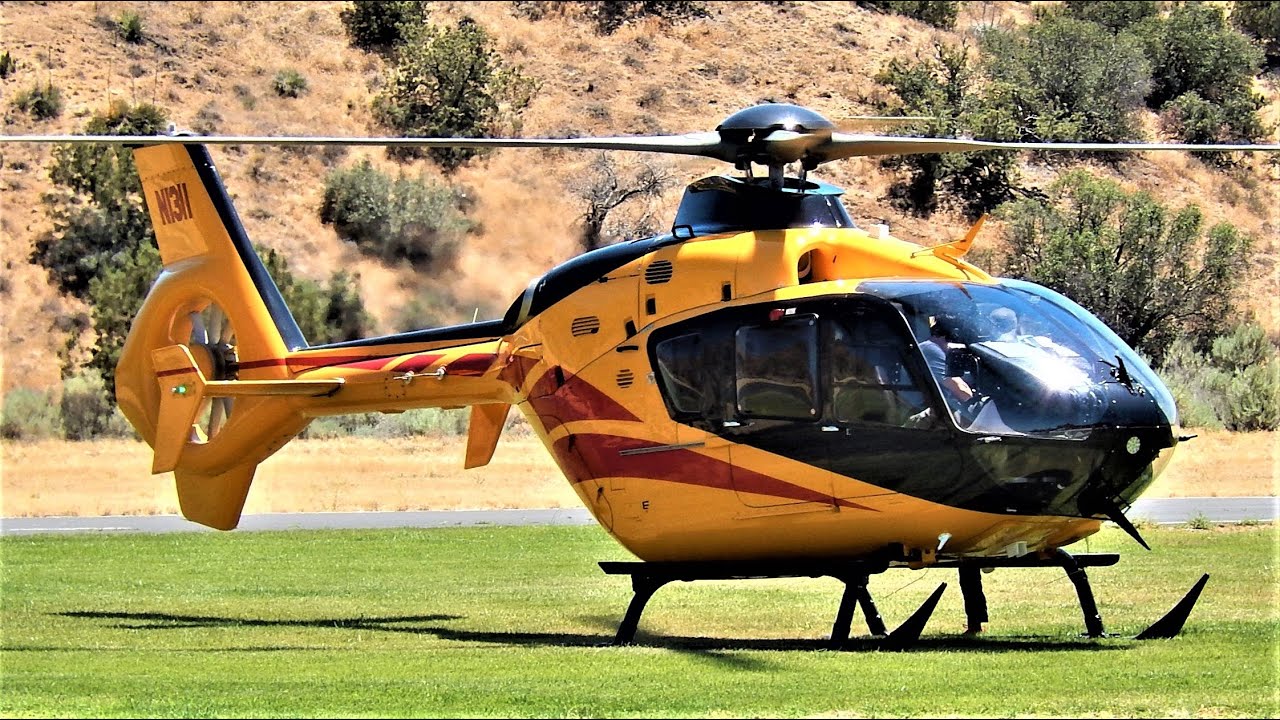 Flight in EC135 / H135 Executive Helicopter Eurocopter (Airbus) N1311