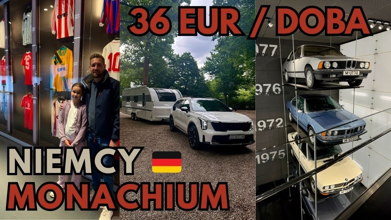 Kempingiem do Monachium! 🚐🔥 BMW Museum, Allianz Arena i niemieckie smaki!
