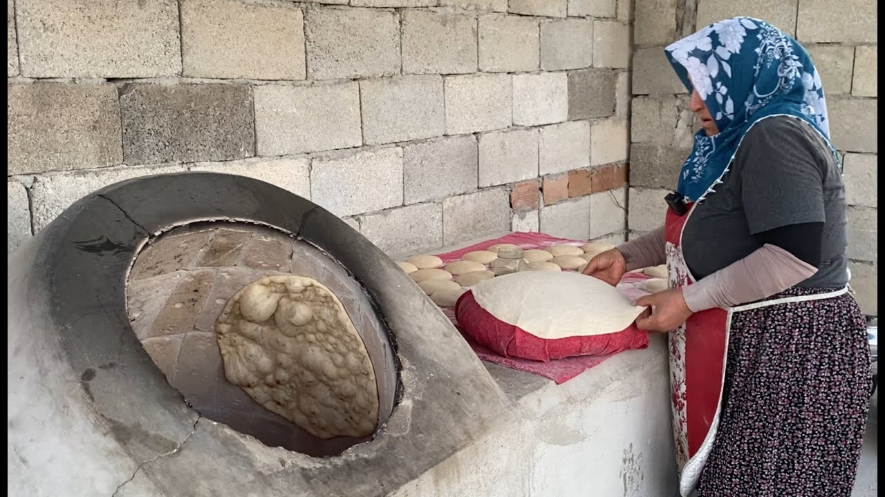 TEK BAŞIMA 55 TANE EKMEK YAPTIM✅ÖRME TANDIRDA EKMEK YAPMANIN TADI BAŞKAYMIŞ #tandırbread