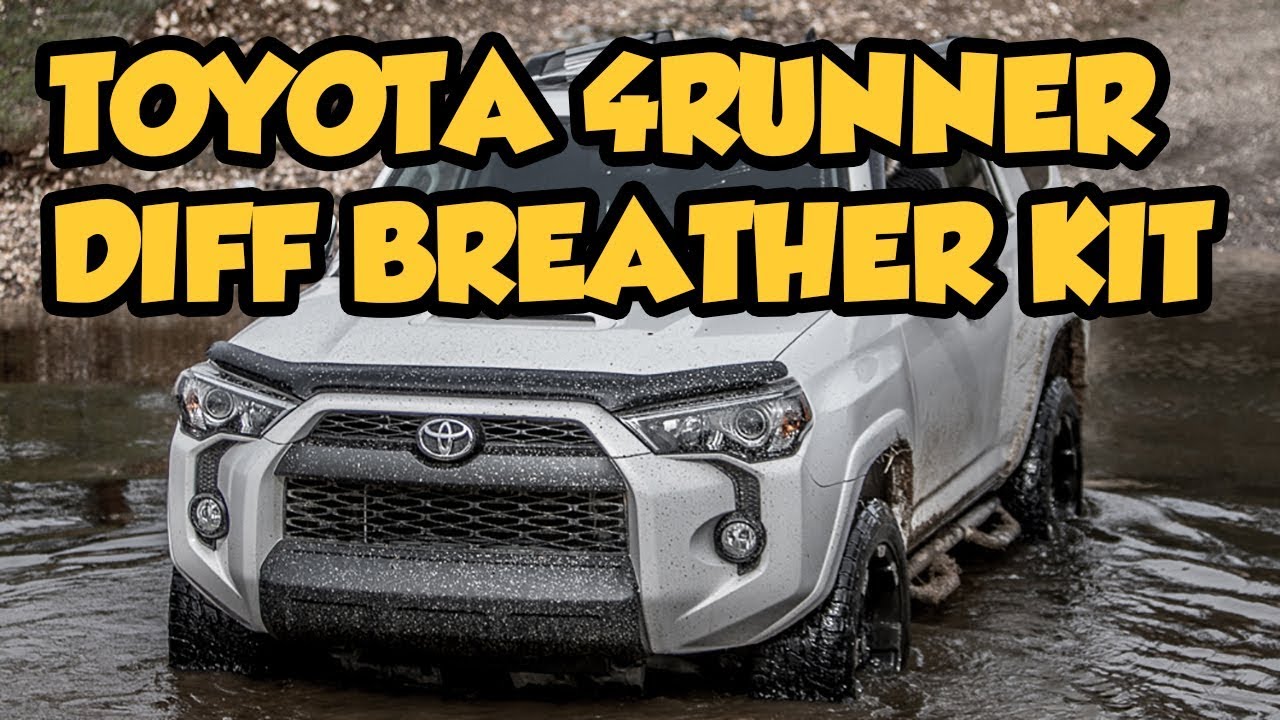 ARB Differential Breather Kit install for a 5th Gen Toyota 4Runner