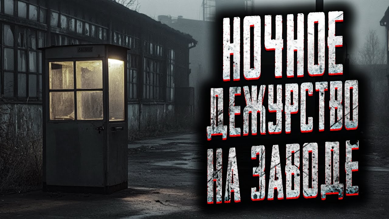 УСТРОИЛСЯ ОХРАННИКОМ НА СТАРЫЙ ЗАВОД! Страшные истории на ночь. Мистика. Страшилки на ночь.