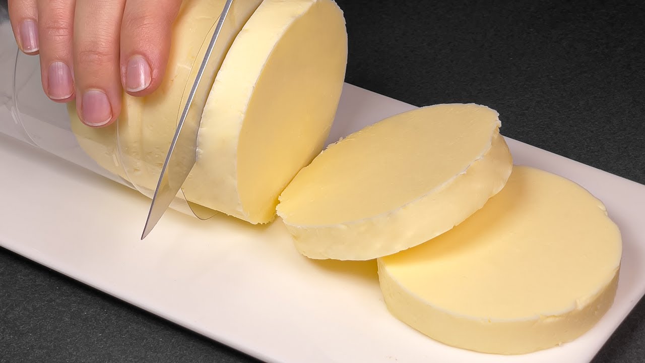 Kaufen Sie keine Butter! 1 kg Butter aus 1 Liter Milch in nur 5 Minuten!