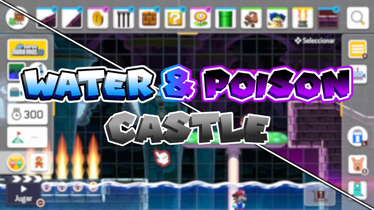 NSMBU Water Castle Theme in Super Mario Maker 2