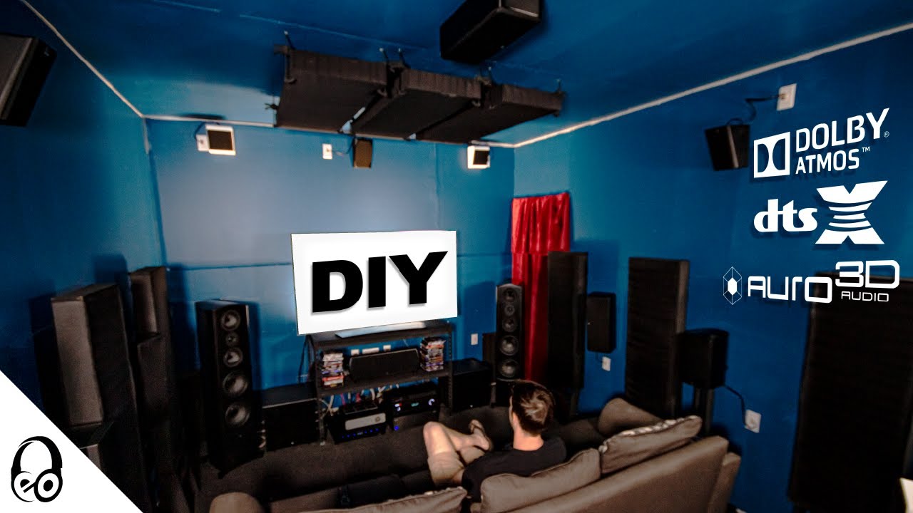 IT'S DONE!!! DIY Home Theater Episode 3 | @AperionAudio | Dolby Atmos | DTS X | Auro 3D