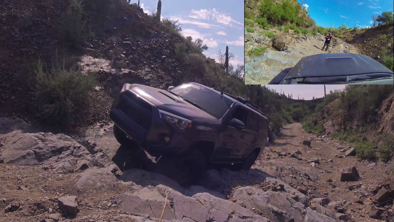 Box Canyon & Waterfall Offroad - Florence Arizona  First Dent in our brand new 4runner.