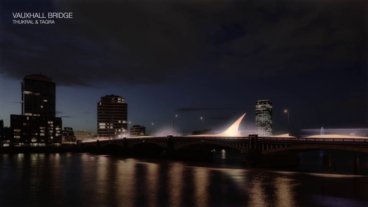 The Illuminated River installation by Adjaye Associates