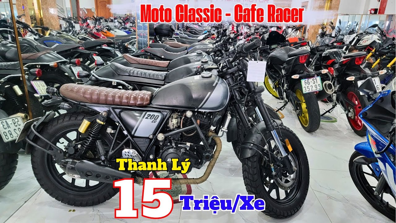Moto Classic Và Cafe Racer Cũ Giá Rẻ Legend 150 ,Legend 200 ,Husky 125 ,YB125 , GD110 ,W175