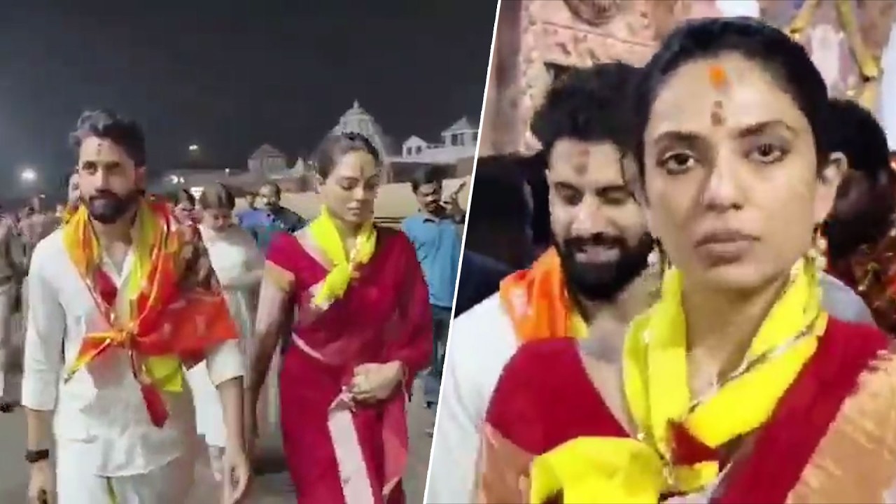 Naga Chaitanya With His Wife Sobhita Dhulipala Visited Shree Puri Jagannath Temple in Orissa