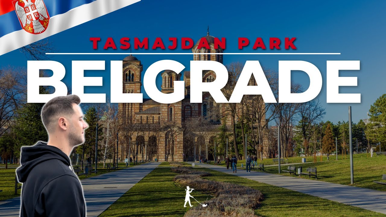 Tasmajdan Park Walking Tour in Belgrade, Serbia 2024 🇷🇸