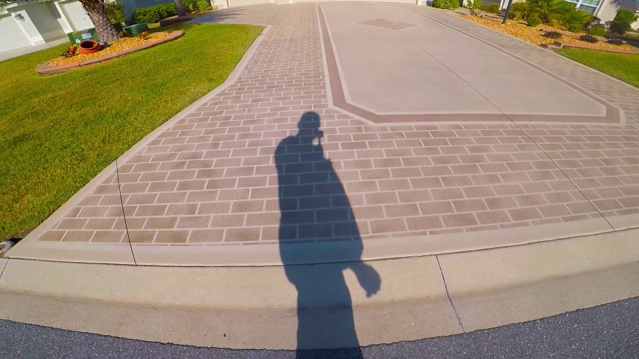 The Villages Florida Driveways - Painted Driveways of different types and why you might want it