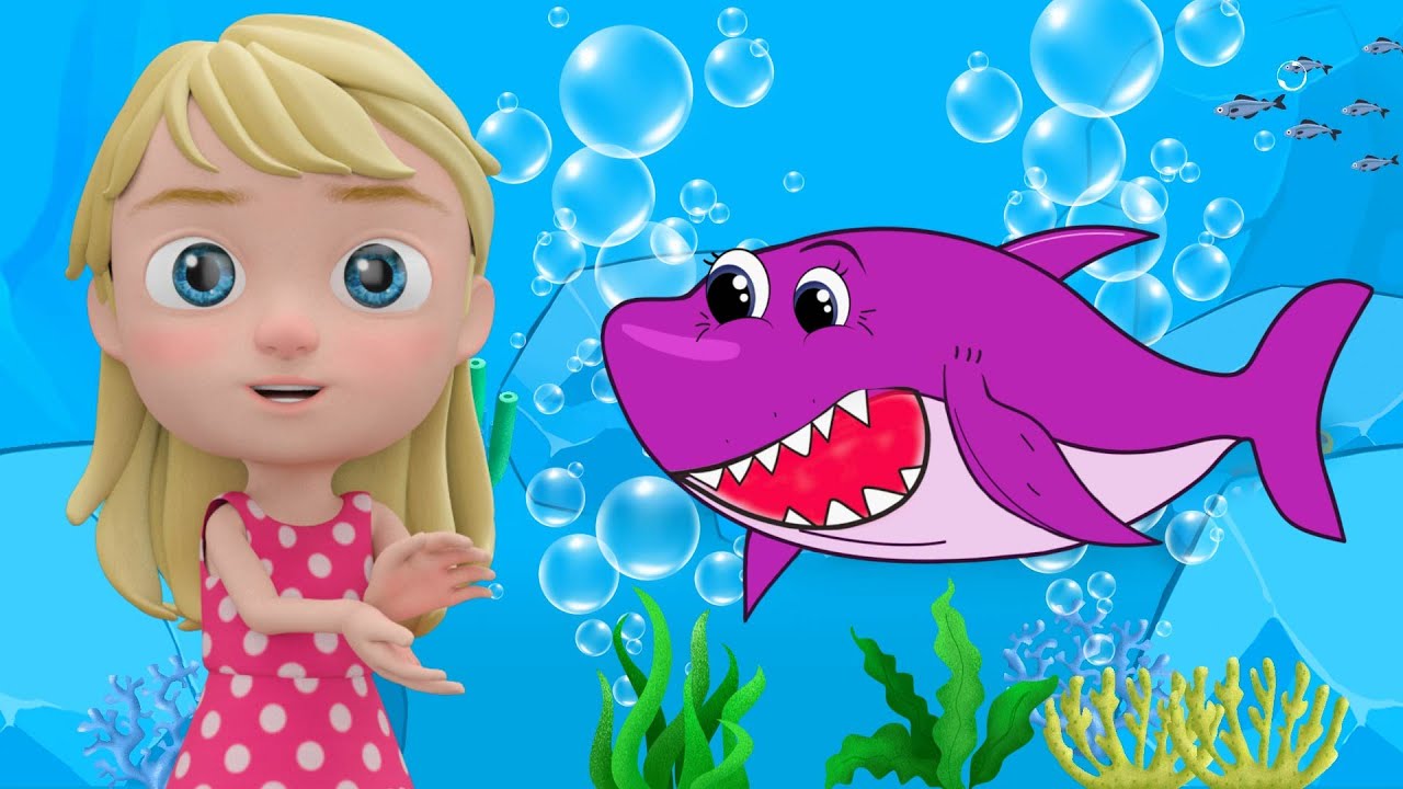 Baby Shark, Baba Cápa Magyarul, Gyerekdalok Letsgomartin 3d