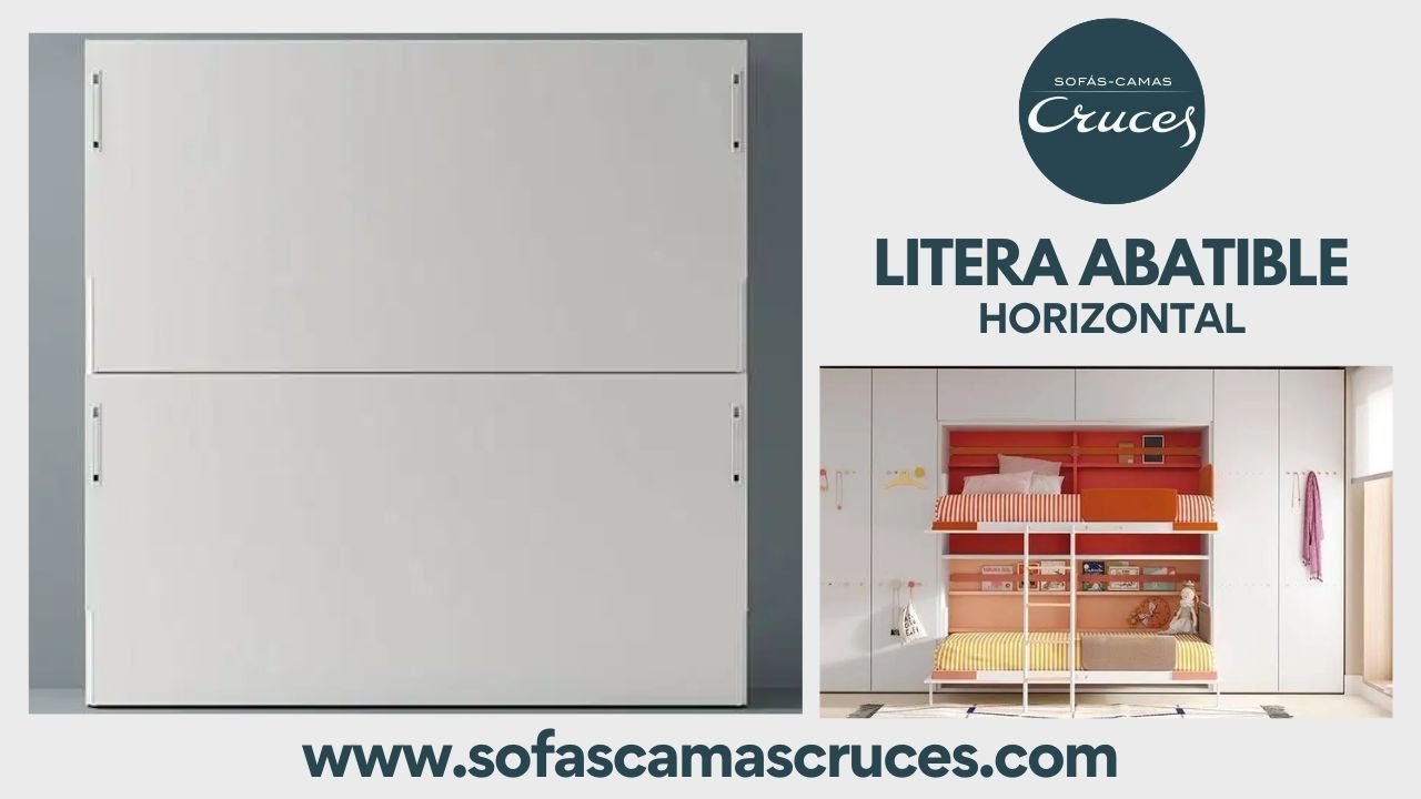 Muebles Prácticos para Casas Modernas | Litera Abatible Cómoda y Segura