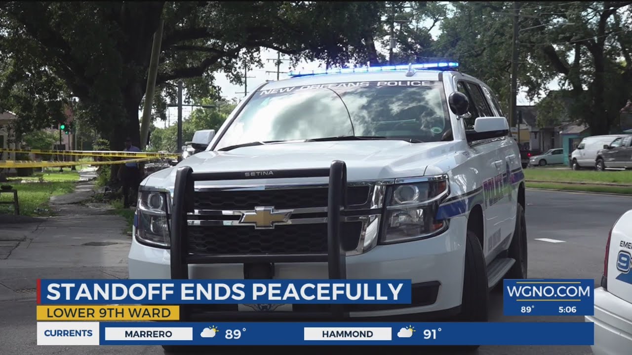 NOPD arrests man wanted for attempted murder, barricaded himself inside residence in Lower 9th Ward