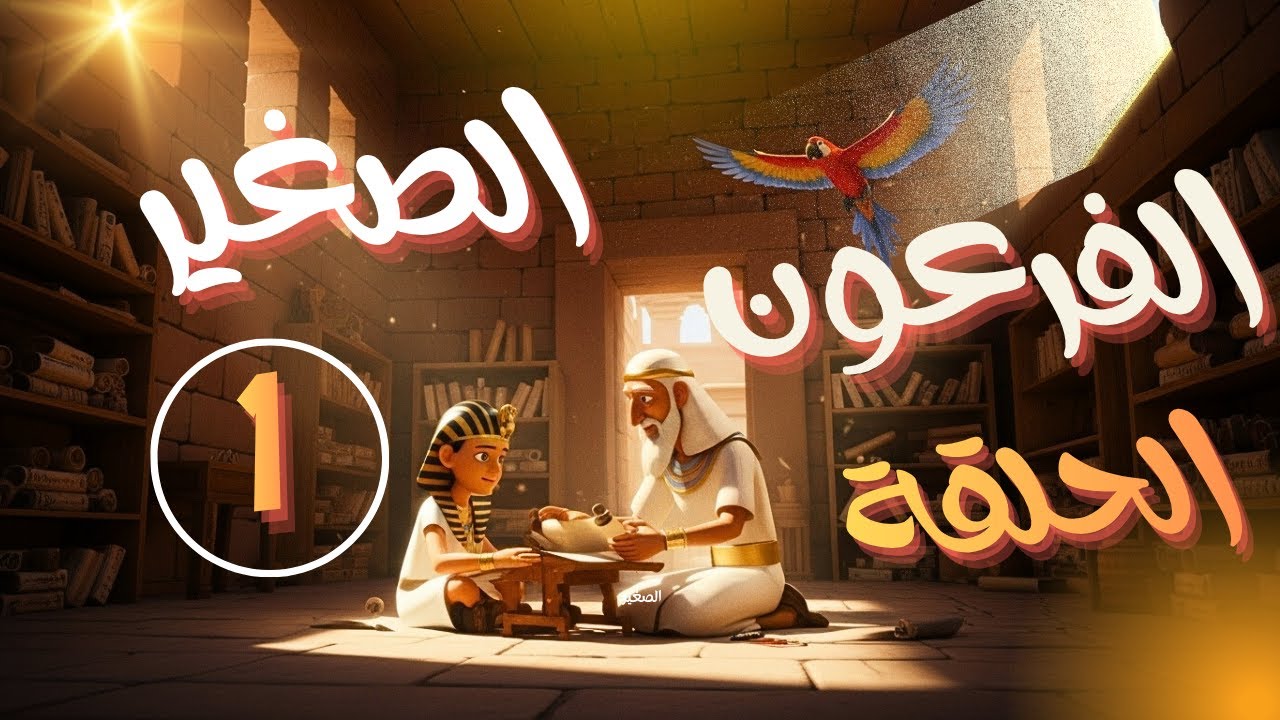 الفرعون الصغير 👑✨ | الحلقة 1  | مغامرات زيزو وريشة | Story Time Kids #كارتون #اطفال #الأهرامات #kids