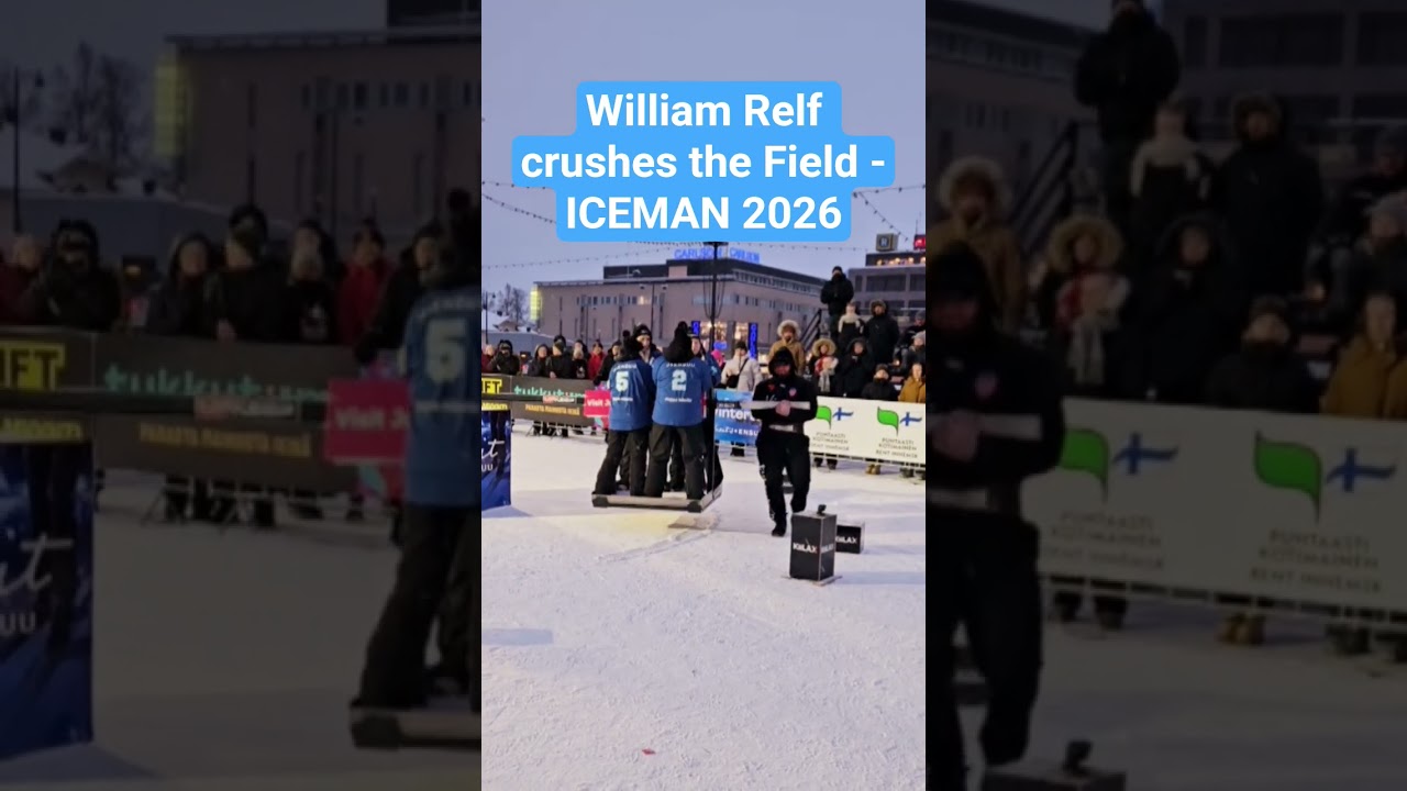 William Relf-UK- Conan Wherl Killer at ICEMAN 2026 #strongman #shortvideo #scl #competition