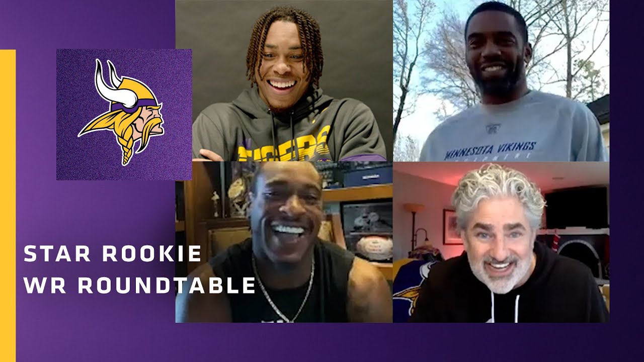 Justin Jefferson Sits Down With Randy Moss, Percy Harvin & Other Vikings Rookie of the Year Winners