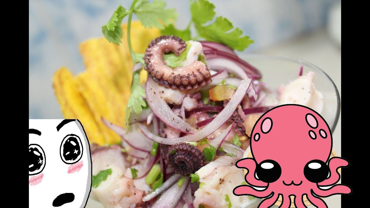 CEVICHE DE PULPO - COMO HACER CEVICHE DE PULPO RAPIDO Y FACIL
