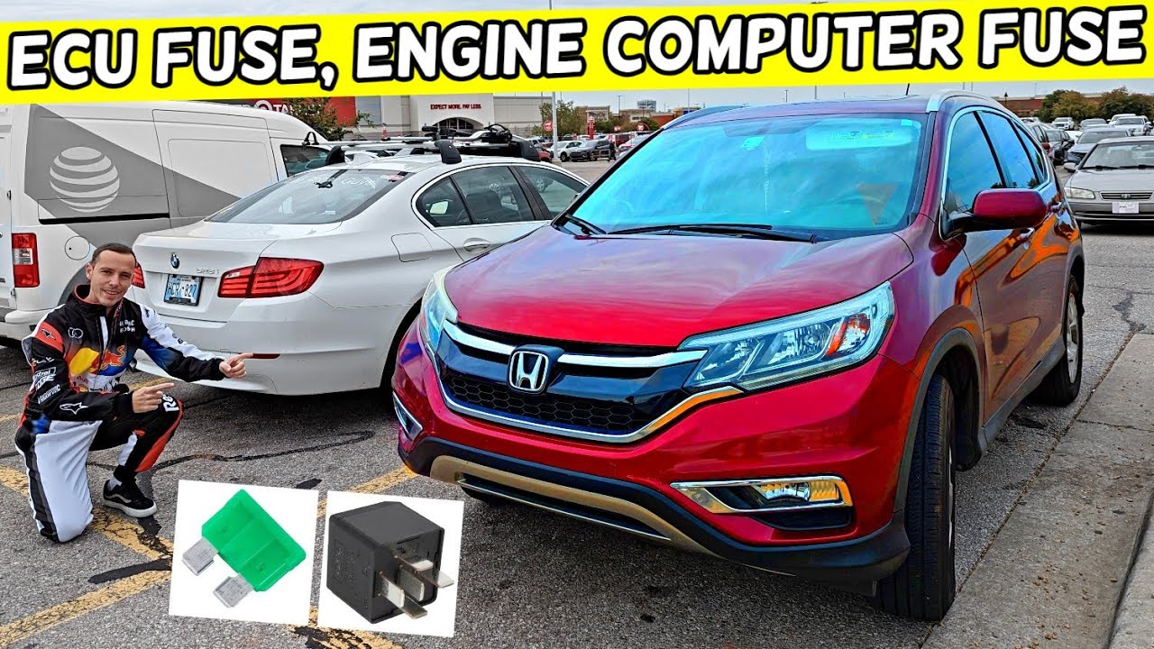 HONDA CRV CR-V ECU FUSE LOCATION, ECM FUSE, ENGINE COMPUTER FUSE 2012 2013 2014 2015 2016