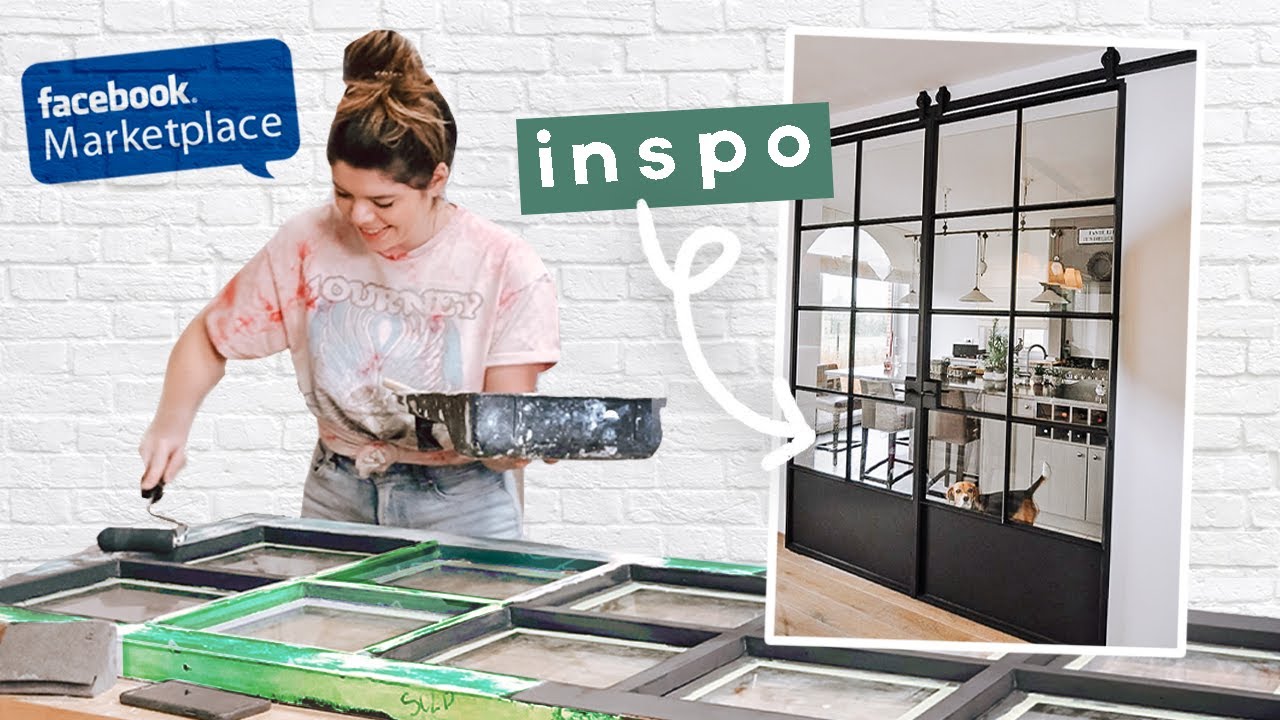 making my own industrial door from a marketplace find | DIY Diaries