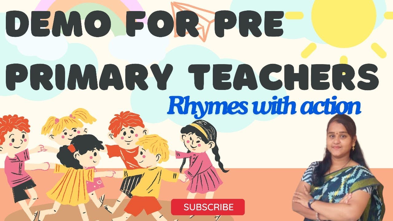 Demo for Pre Primary Teacher | How to teach rhymes in teaching interview |How to give demo in school