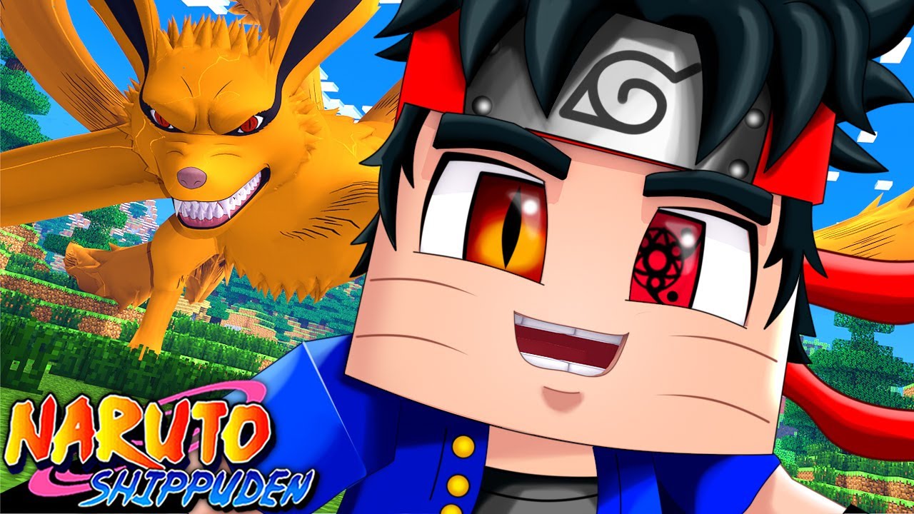 Minecraft - NARUTO LEGACY ! 🔴 - O FILHO DE SASUKE JUNTOU SEU CHAKRA COM KURAMA PARA SEMPRE !! EP 25