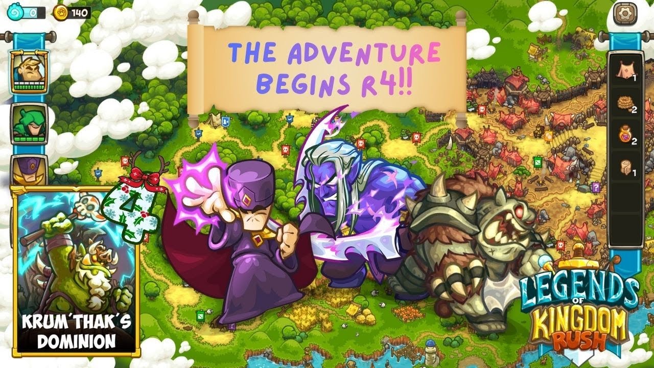 Legend of Kingdom Rush — Krum'Thak's Dominion Fight 4!  [NORMAL]