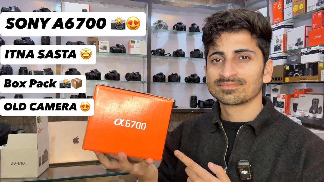 SONY A6700 | ITNA SASTA | BOX PACK | Second Hand Camera Market | Old Dslr Camera Shop 📸📍