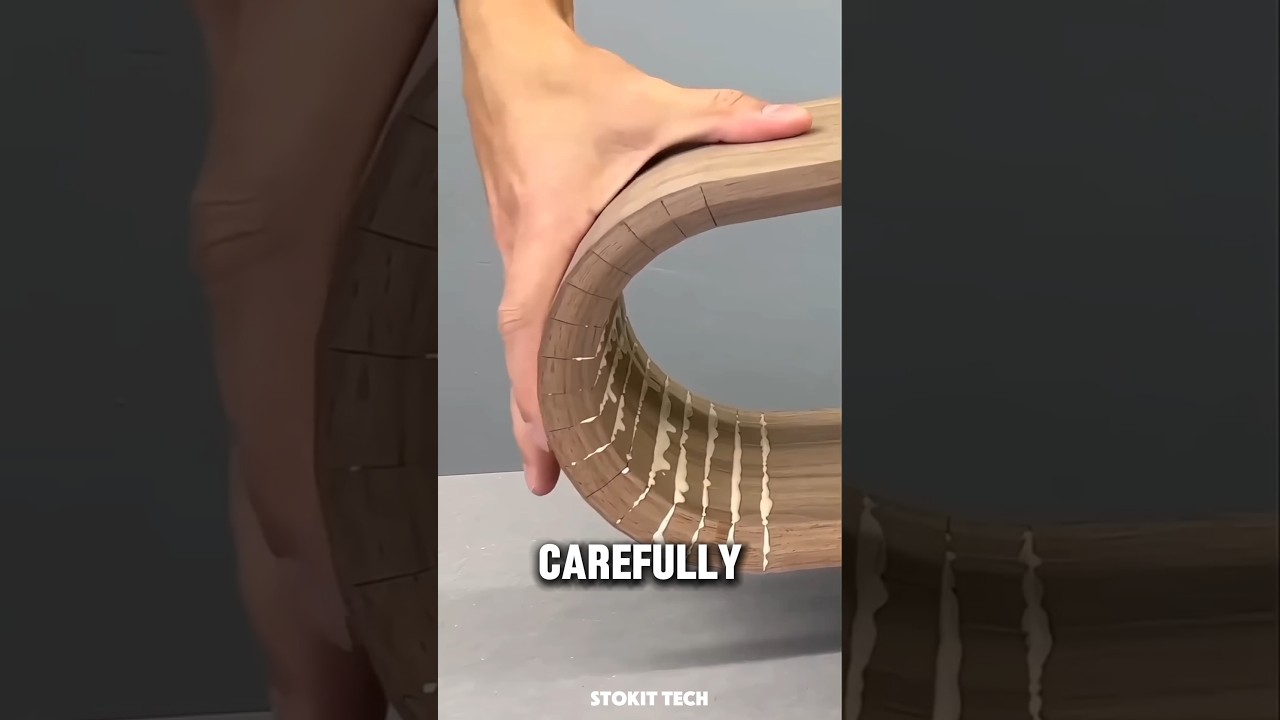Jak w Japonii wygina się drewno bez cięcia.