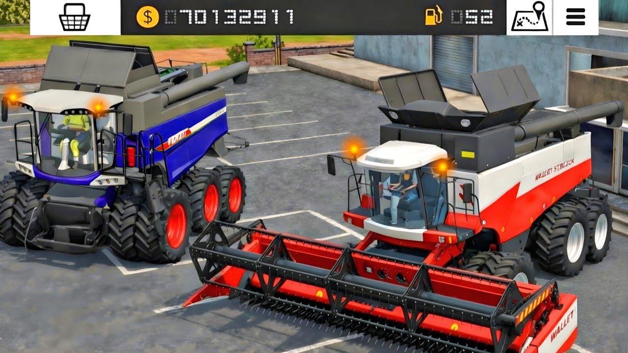 Геймплей FS18 с новыми комбайнами: Farming Simulator 18 для Android - Таймлапс