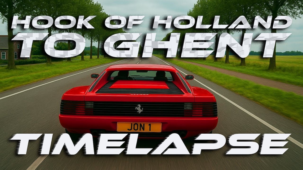 Dash Cam Time Lapse - Hook of Holland to Ghent