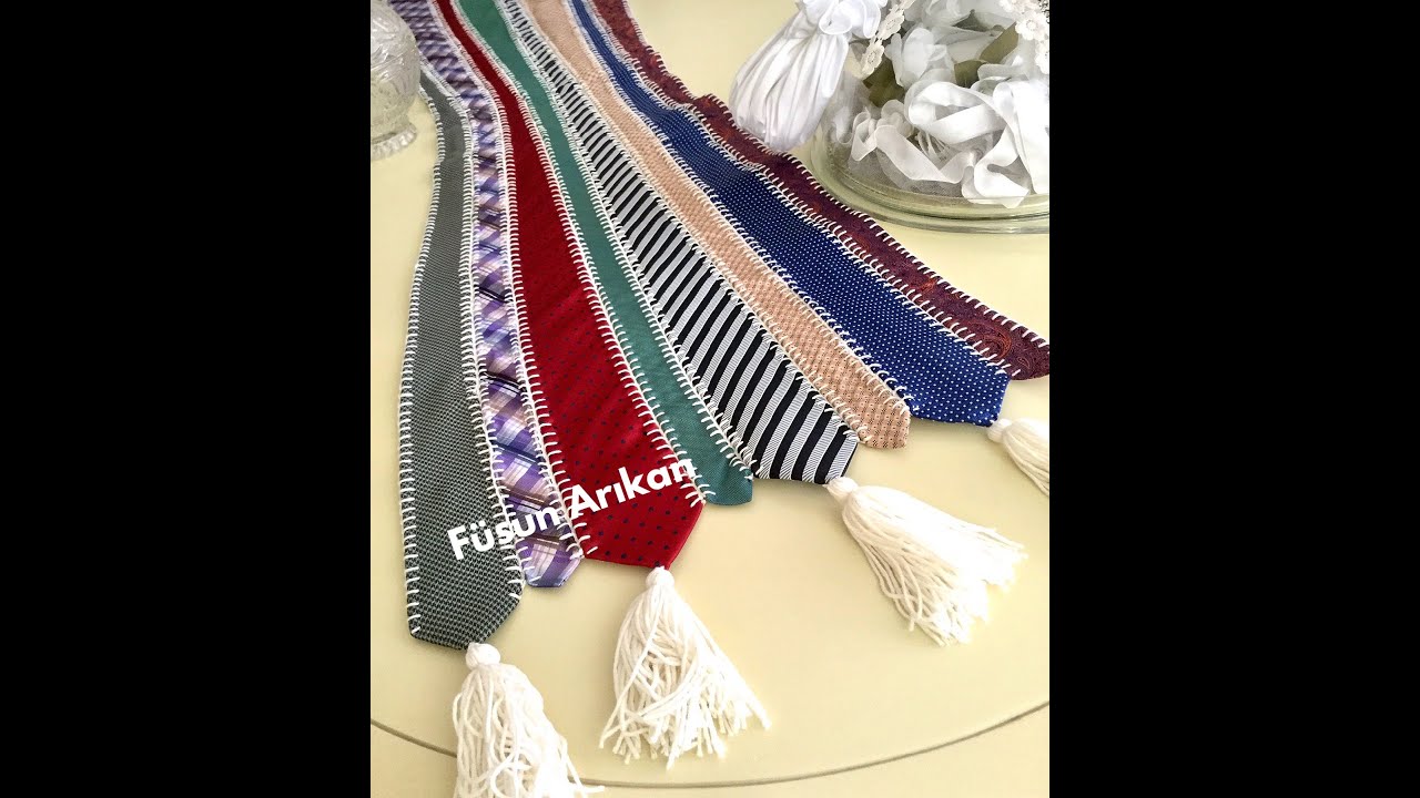 ESKİ KRAVATLARIN DEĞERLENDİRİLMESİ / 8 AYRI PROJE ( UPCYCLE TİES! 8 DİFFERENT PROJECTS)