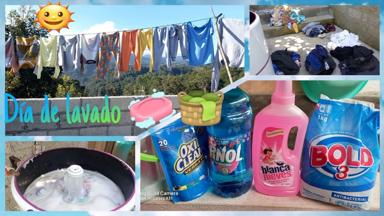 Así Lavo Mi Ropa🧺🧼🌞Rutina De Lavado.