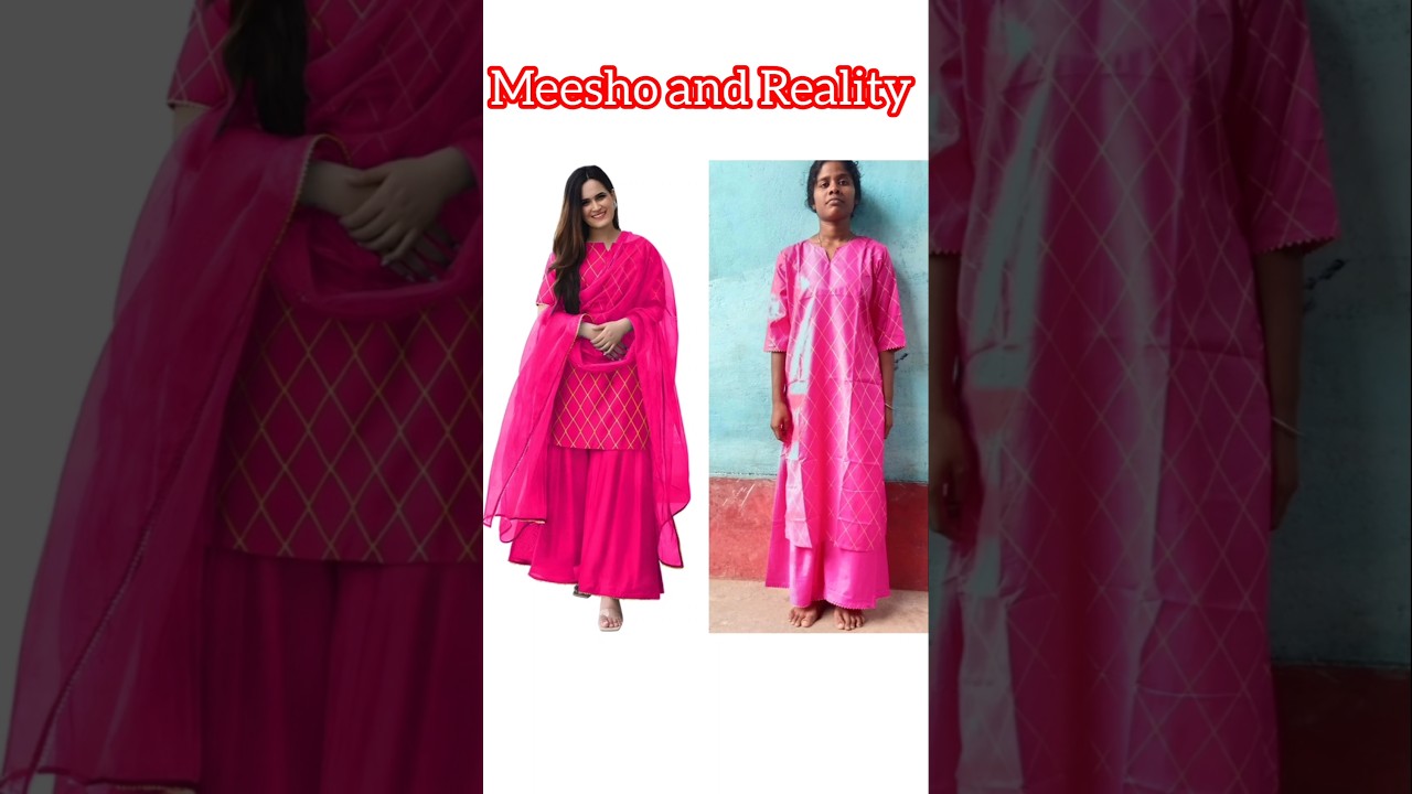 MEESHO palazzo haul || Cotton kurta with palazzo set for women #meesho #fashion #dress #shorts
