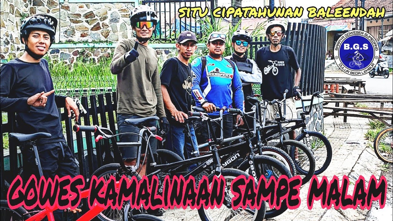 Gowes ke situ cipatahunan baleendah bandung gowes kamalinaan sampe malam hari untung ada tumpangan