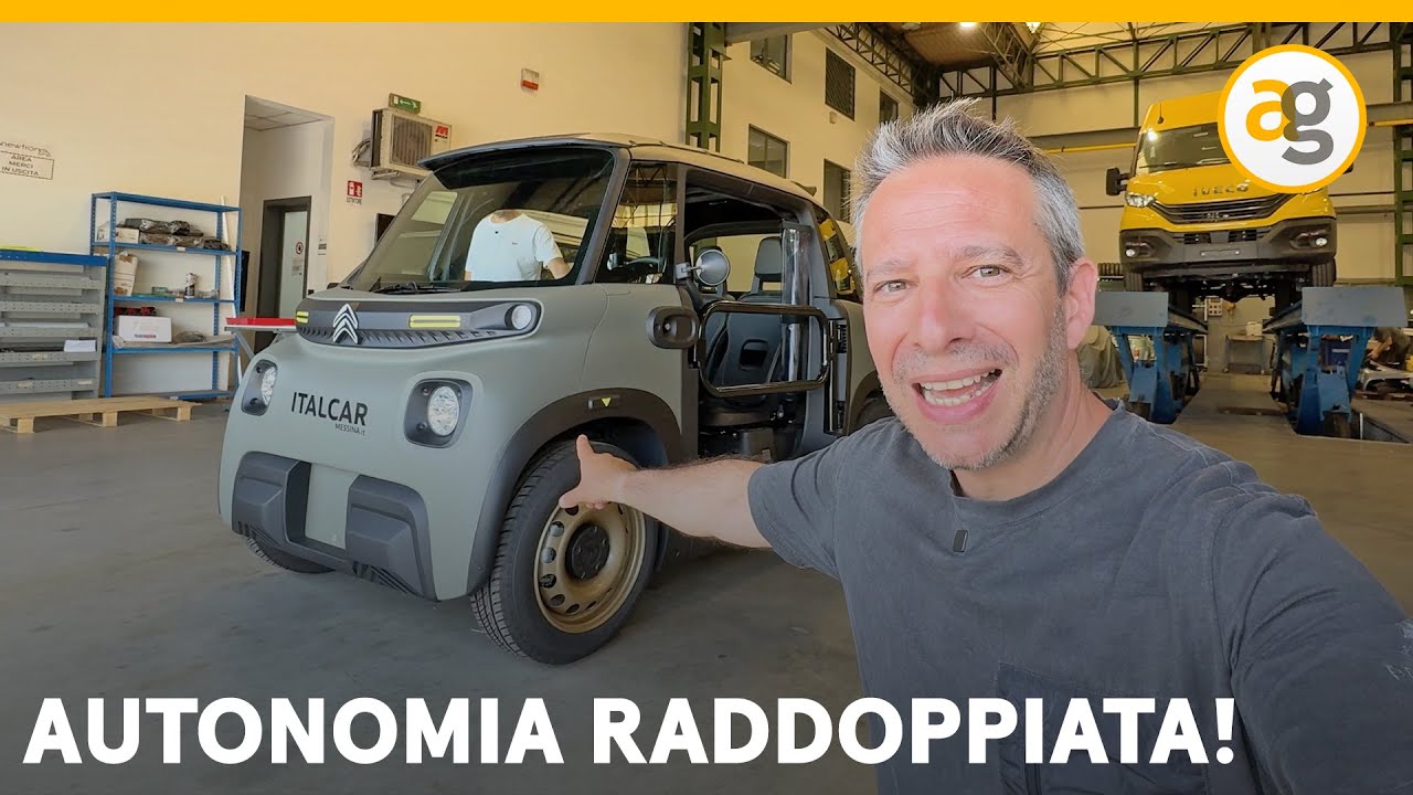 FIAT TOPOLINO e CITROEN AMI con BATTERIA AGGIUNTIVA ma anche SOSTITUTIVA per TWIZY o GOLF CAR