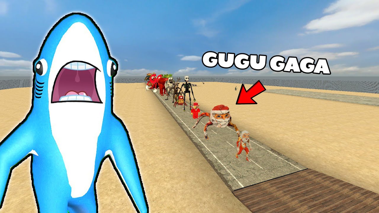 GUGU GAGA TIKTOK LA CONCURSUL DE SARITURI A LUI DRACULASS VS PROPRIUL ROBOT ELBERR! CINE CASTIGA?!