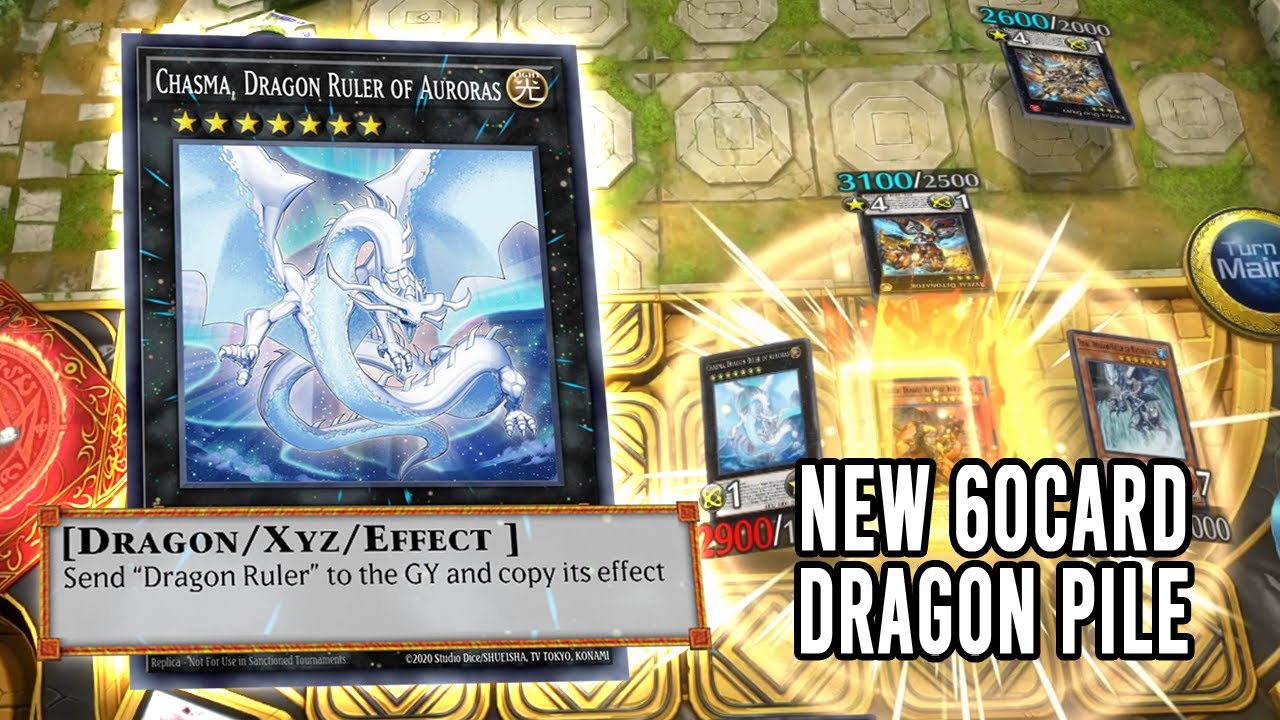 Put Your Best Dragon Cards Into This Deck! Dragon Ruler! Yugioh Master Duel