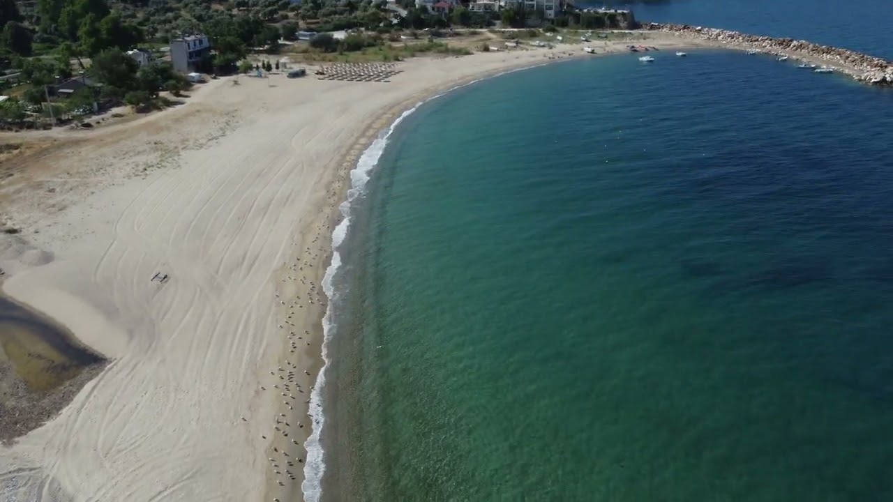 Platanes Beach Thassos Video