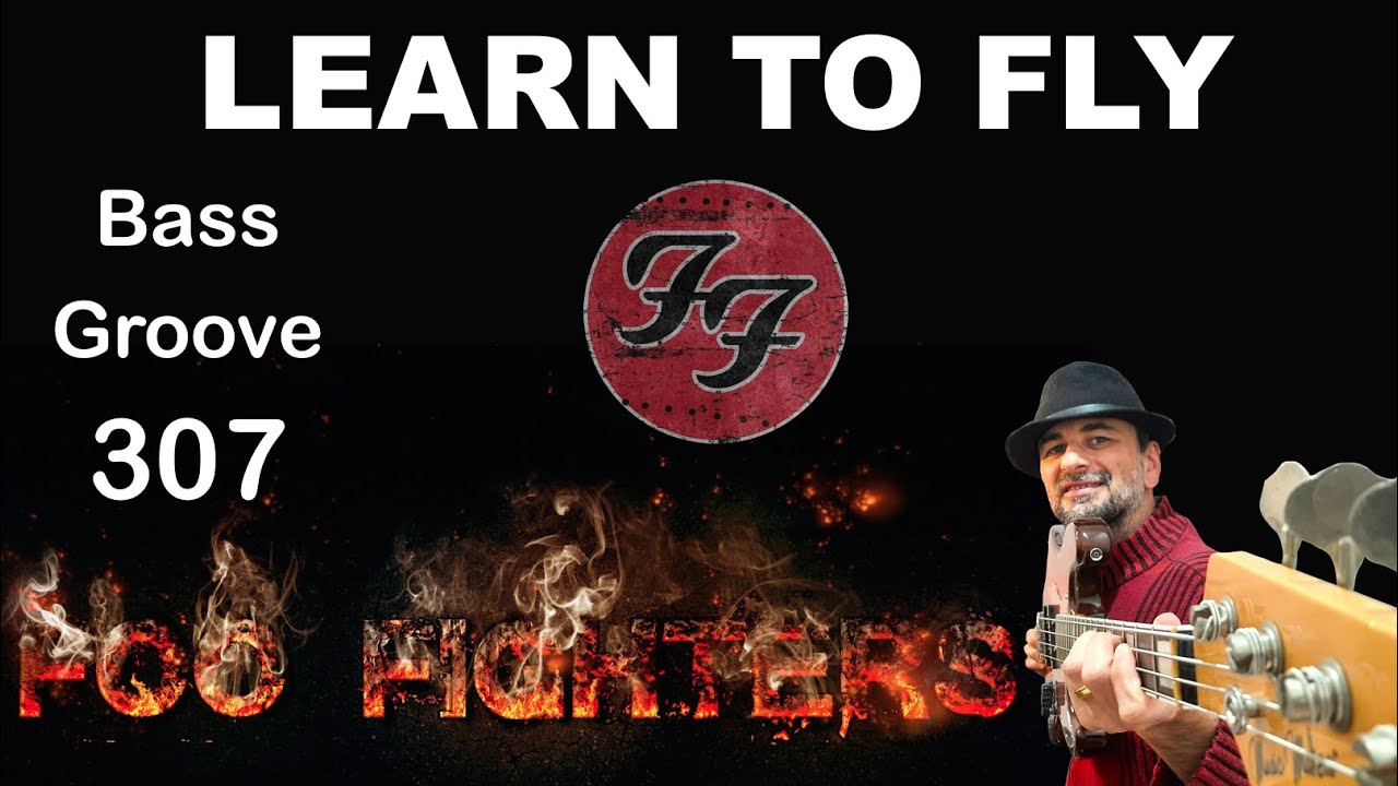 LEARN TO FLY (Foo Fighters) How to Play Bass Groove Cover with Score & Tab Lesson
