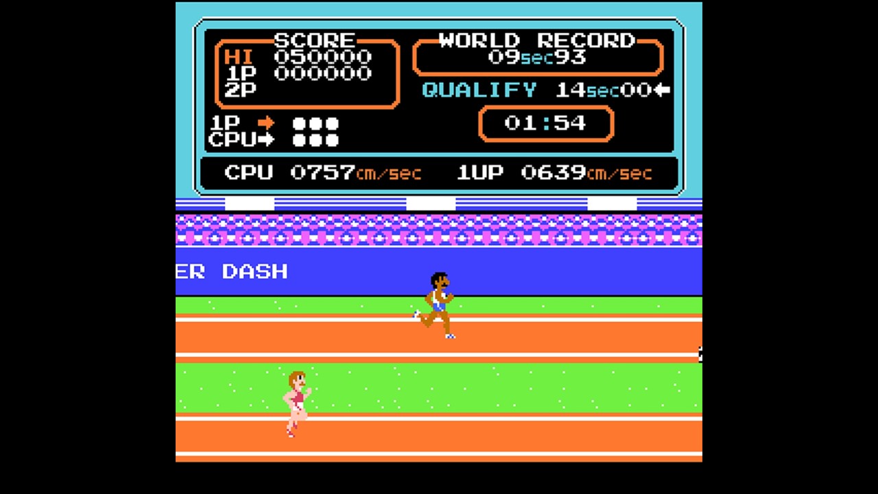 Track & Field in Barcelona. Me lo paso, partida completa. Nintendo nes. KONAMI 1992