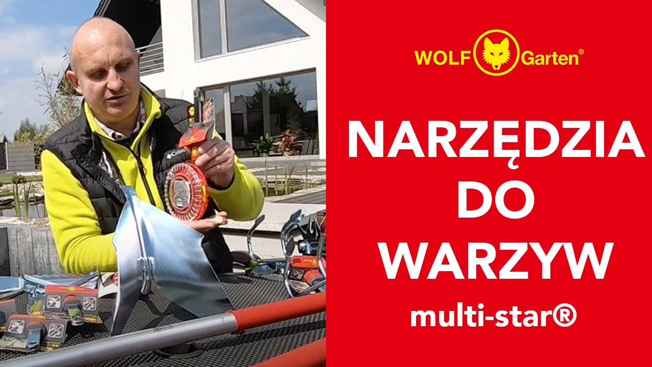 Narzędzia do warzywnika marki Wolf Garten z serii Multi Star