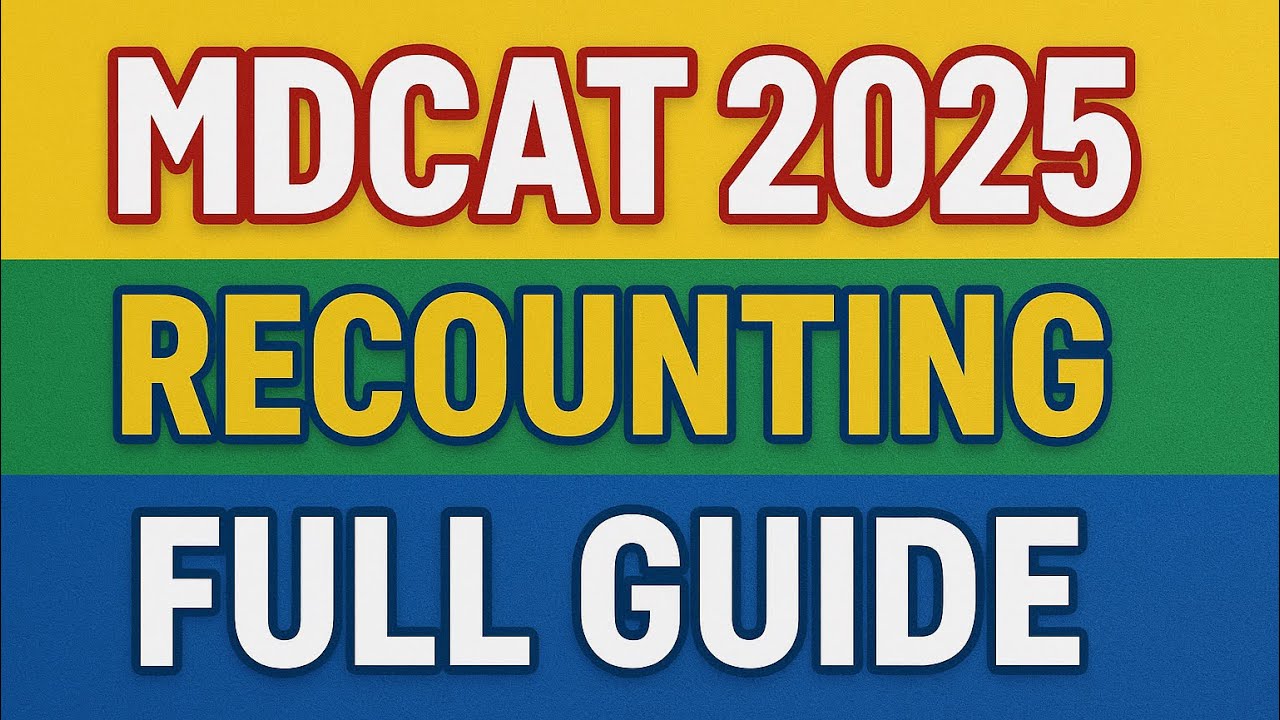 UHS MDCAT 2025 Recounting Form Full Guide | Step by Step Process | Learn with LIMS