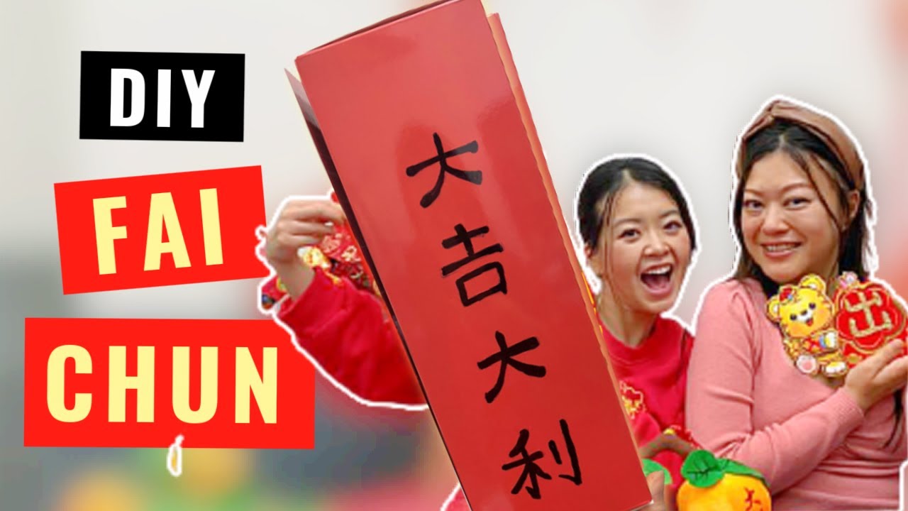 How to write your own Fai Chun | Chinese Calligraphy 101 | Making Chinese New Year Decorations | CNY