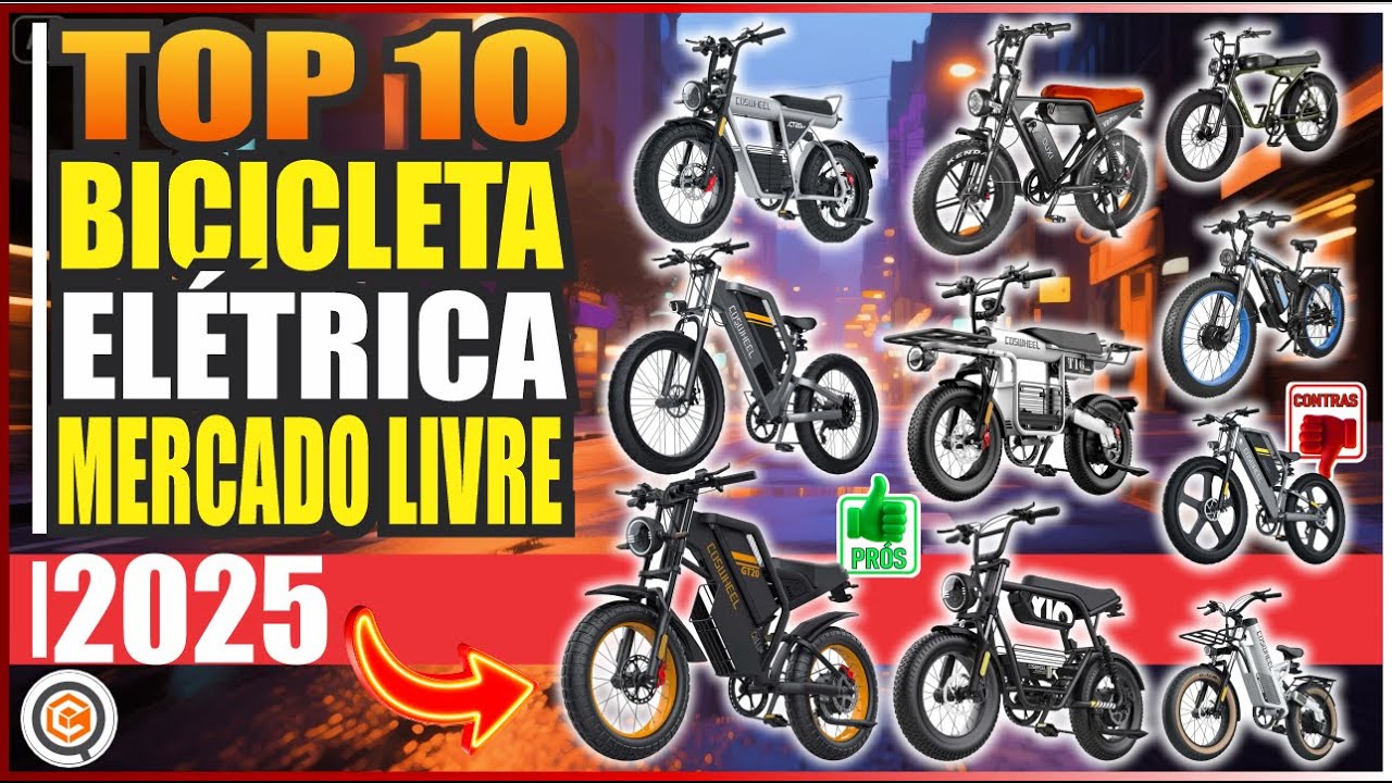 Bicicletas Elétricas no Mercado Livre 2025: 10 Modelos Mais Incríveis que Realmente Valem a Pena