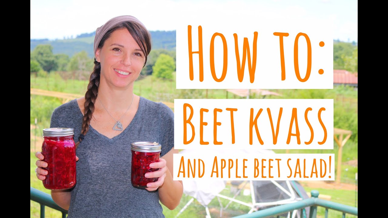 BEET KVASS/APPLE BEET SALAD! - FERMENTING 101