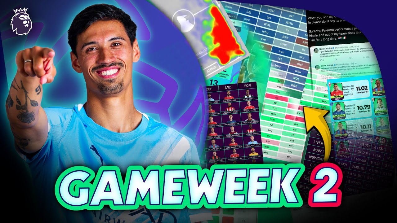 🚨 Complete Guide FPL Gameweek 2 | Buy Reijnders | Fantasy Premier League Tips 2025/26