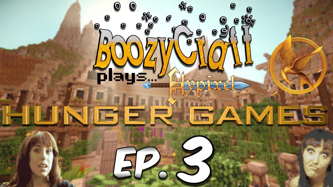 BoozyCraft w/ MKtheWorst | Hunger Games | Ep. 3 HEY ADJUSTBEE!!