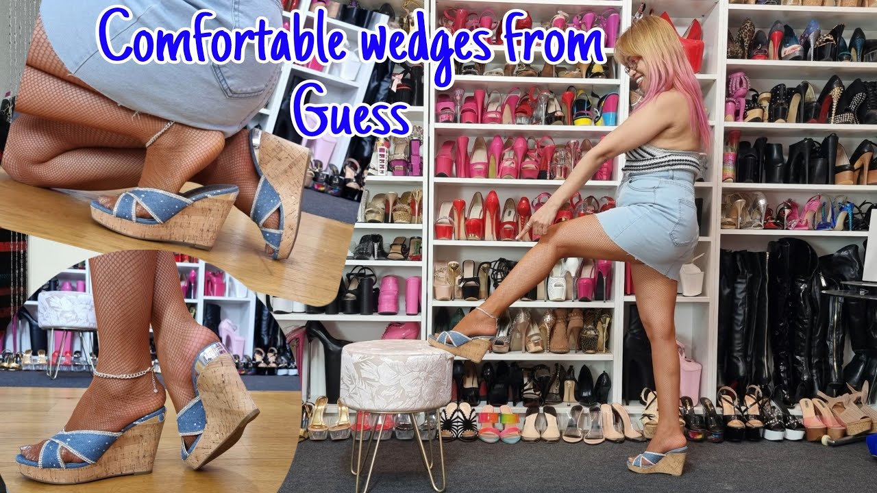 Comfortable wedges from Guess
