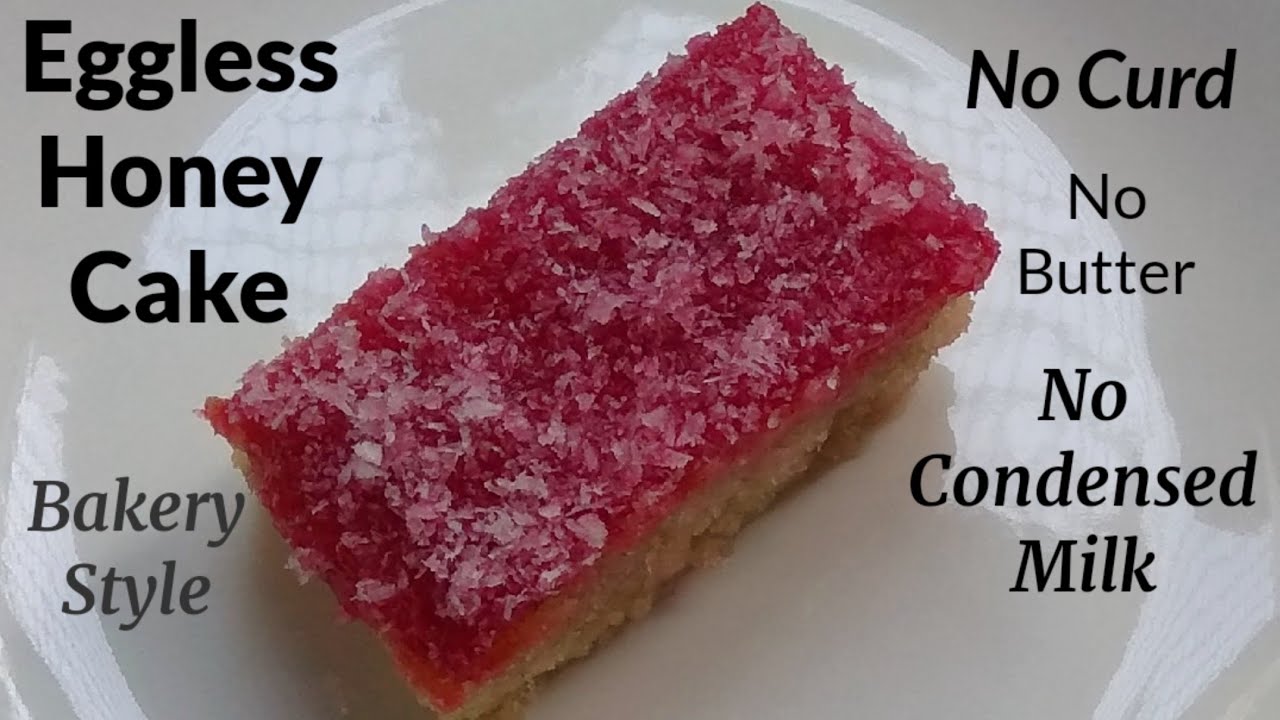 Eggless Honey Cake || Bakery Style Honey Cake Recipe || Eggless Cake ~ Moumita's Happy Cooking Lab